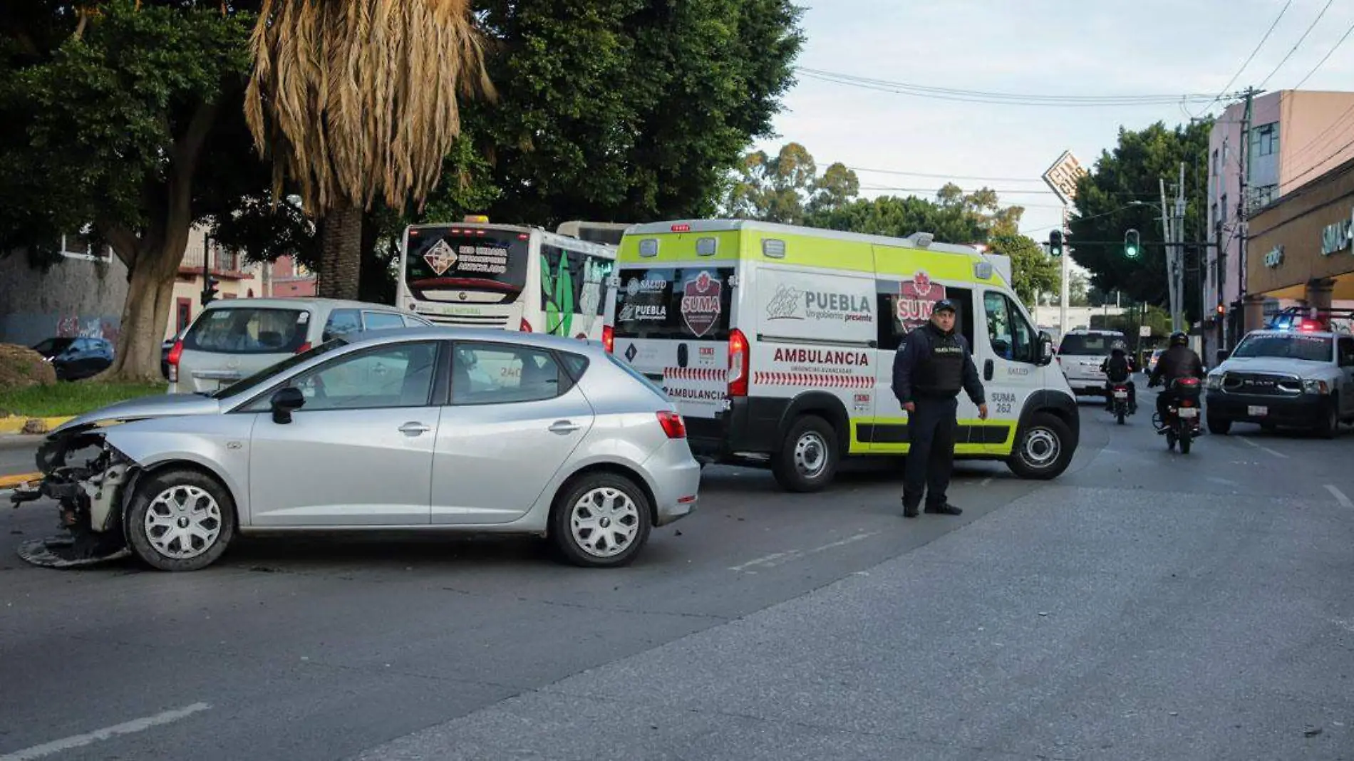 accidente bulevar 5 de Mayo 